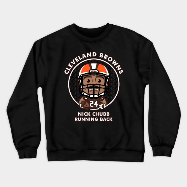 Nick Chubb Crewneck Sweatshirt by Mudahan Muncul 2022